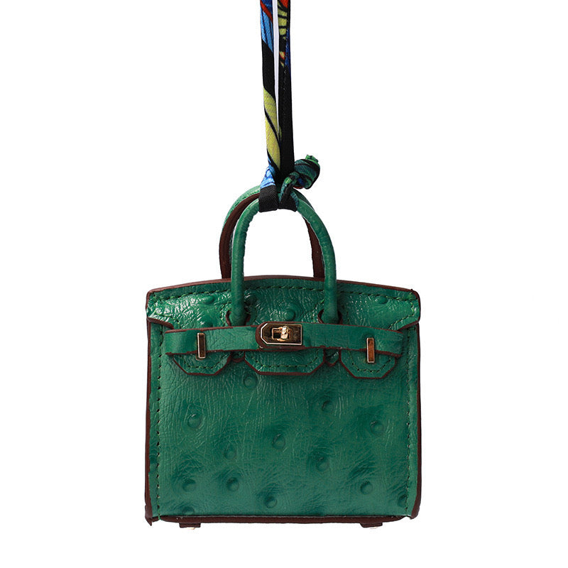 Delicate Bag Charm Mini Birkin Green