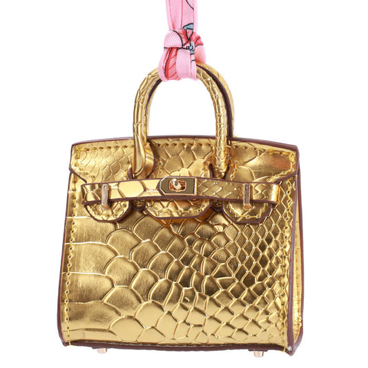 Delicate Bag Charm Mini Birkin Golden