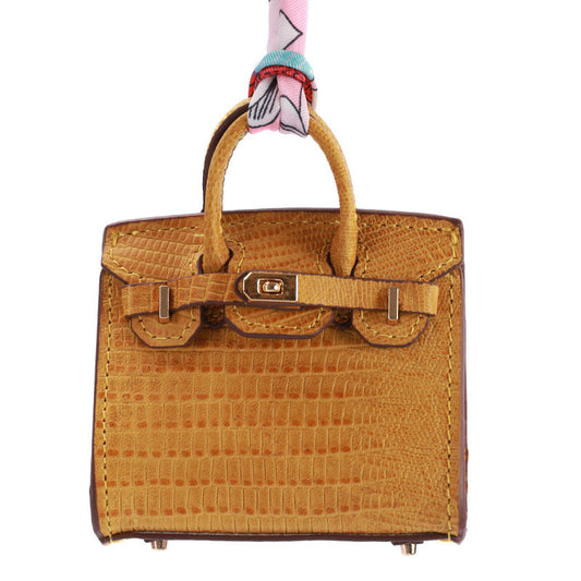 Delicate Bag Charm Mini Birkin Ginger