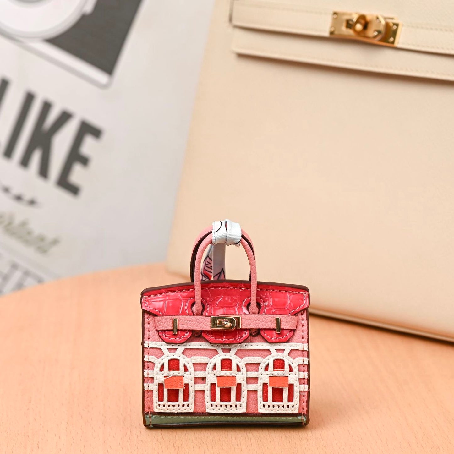 Bag Charm Mini Birkin Strawberry