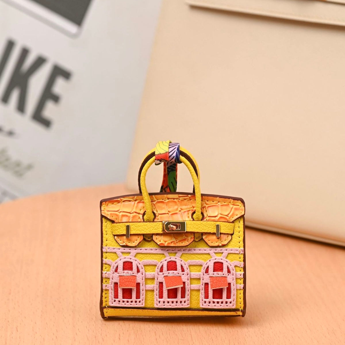 Bag Charm Mini Birkin Yellow